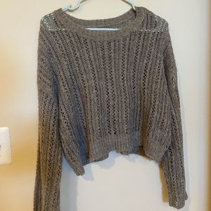 American Eagle Boho Crotchet Sweater
